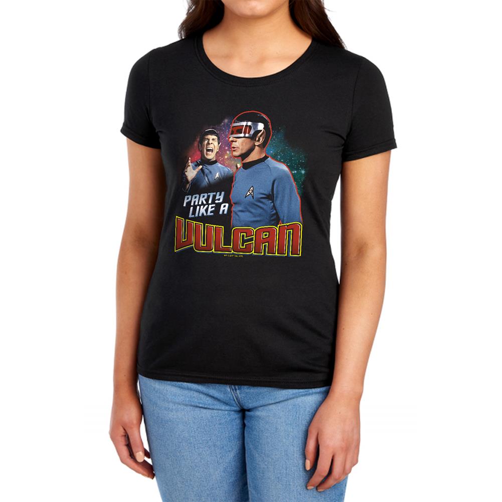 Star Trek Party Like A Vulcan Women's 18/1 Cotton Short-Sleeve T-Shirt