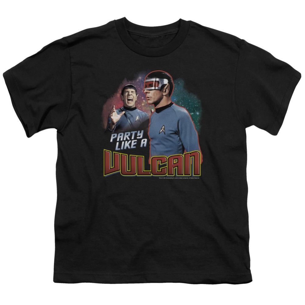 Star Trek Party Like A Vulcan Youth 18/1 100% Cotton Short-Sleeve T-Shirt