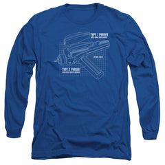 Star Trek Phaser Plans Men's 18/1 Cotton Long-Sleeve T-Shirt