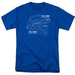Star Trek Phaser Plans Men's 18/1 Cotton Short-Sleeve T-Shirt