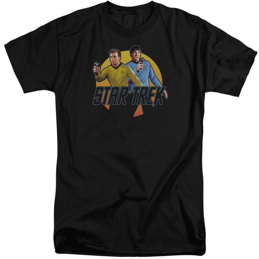 Star Trek Phasers Ready Men's 18/1 Tall Cotton Short-Sleeve T-Shirt