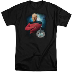 Star Trek Picard 30 Men's 18/1 Tall Cotton Short-Sleeve T-Shirt