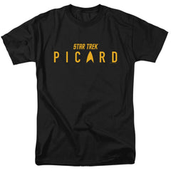 Star Trek Picard Logo Men's 18/1 Cotton Short-Sleeve T-Shirt