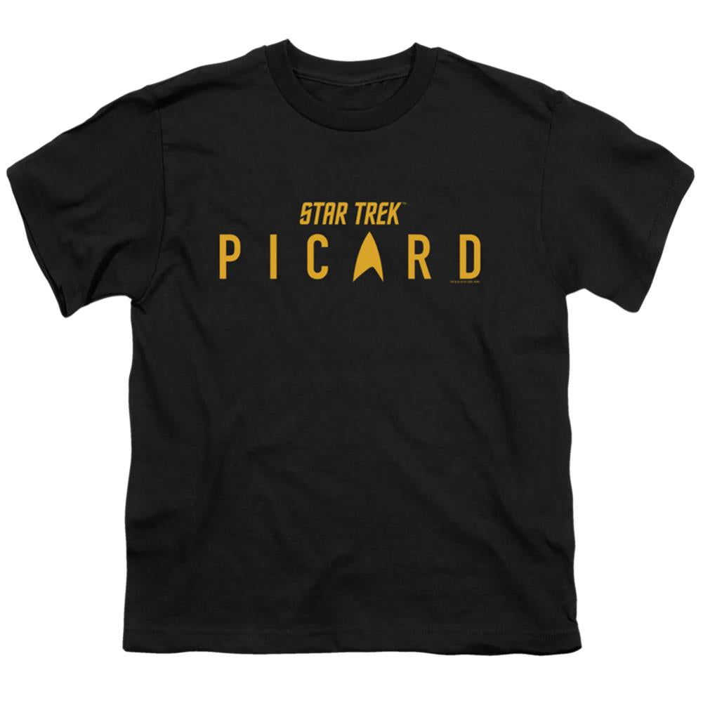 Star Trek Picard Logo Youth 18/1 100% Cotton Short-Sleeve T-Shirt