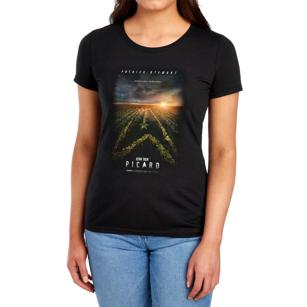 Star Trek Picard Poster Women's 18/1 Cotton Short-Sleeve T-Shirt