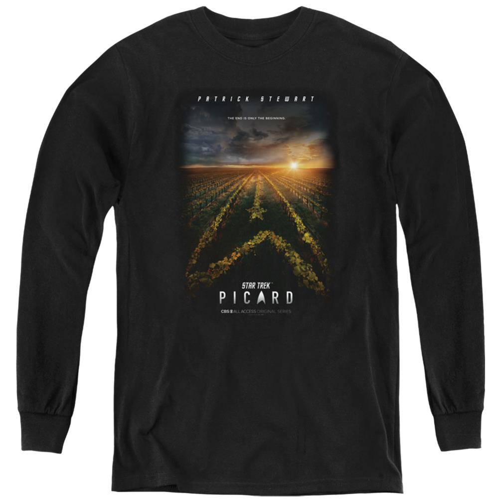 Star Trek Picard Poster Youth Long-Sleeve T-Shirt