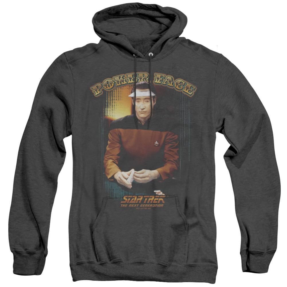 Star Trek Poker Face Men's Pull-Over Hoodie