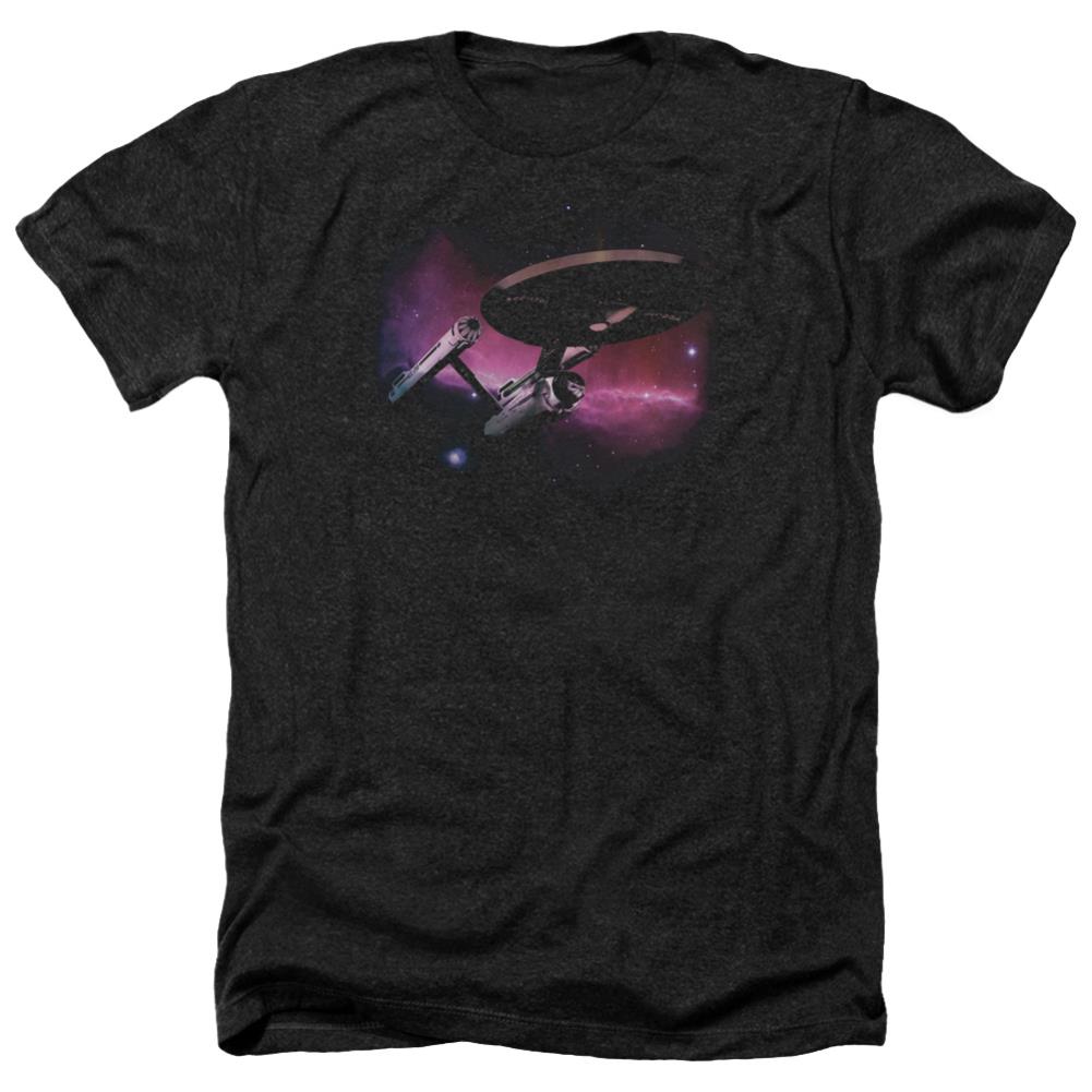 Star Trek Prime Directive Men's 30/1 Heather 60 40 Poly Short-Sleeve T-Shirt