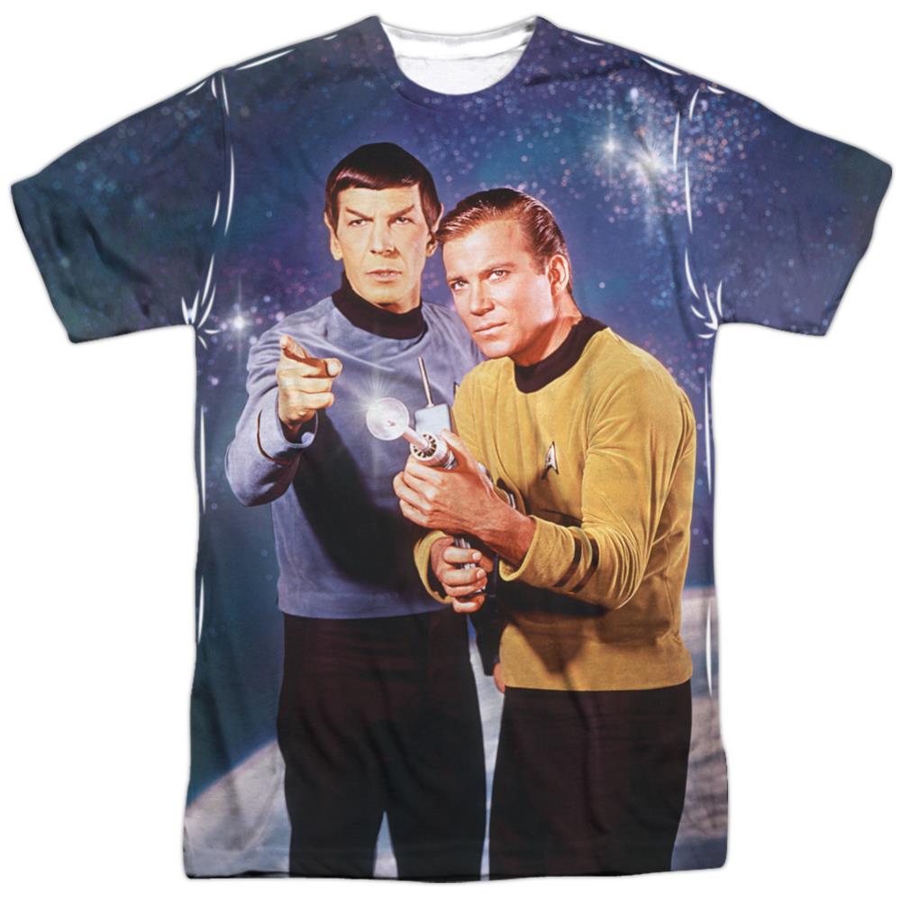 Star Trek Protectors Men's Regular Fit Polyester Short-Sleeve T-Shirt