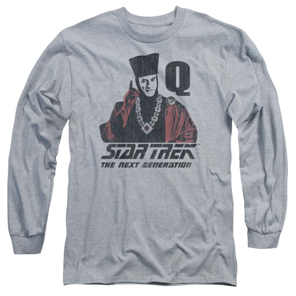 Star Trek Q Point Men's 18/1 Cotton Long-Sleeve T-Shirt