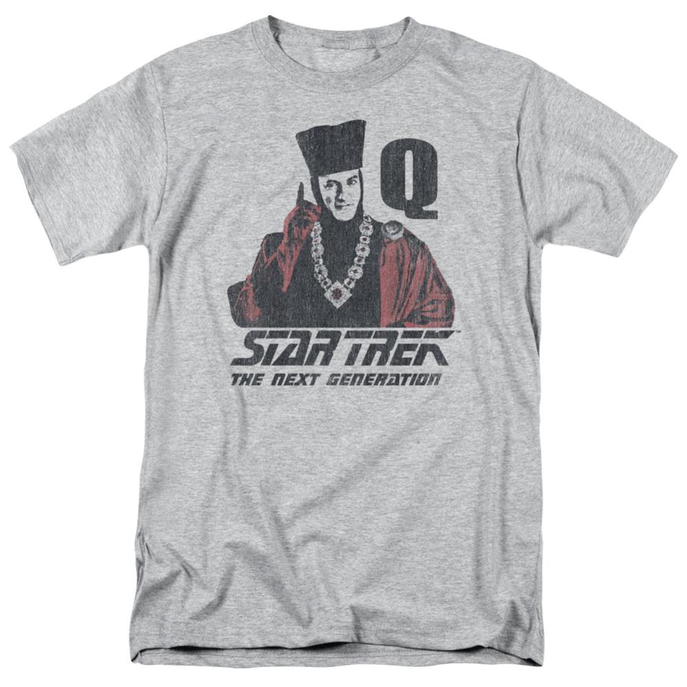 Star Trek Q Point Men's 18/1 Cotton Short-Sleeve T-Shirt