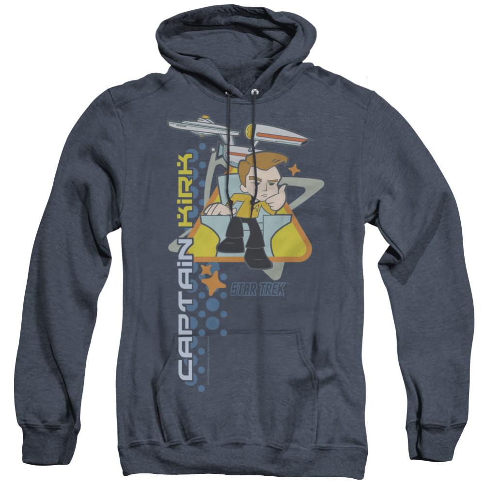 Star Trek Quogs Captain's Chair Men's Pull-Over Hoodie