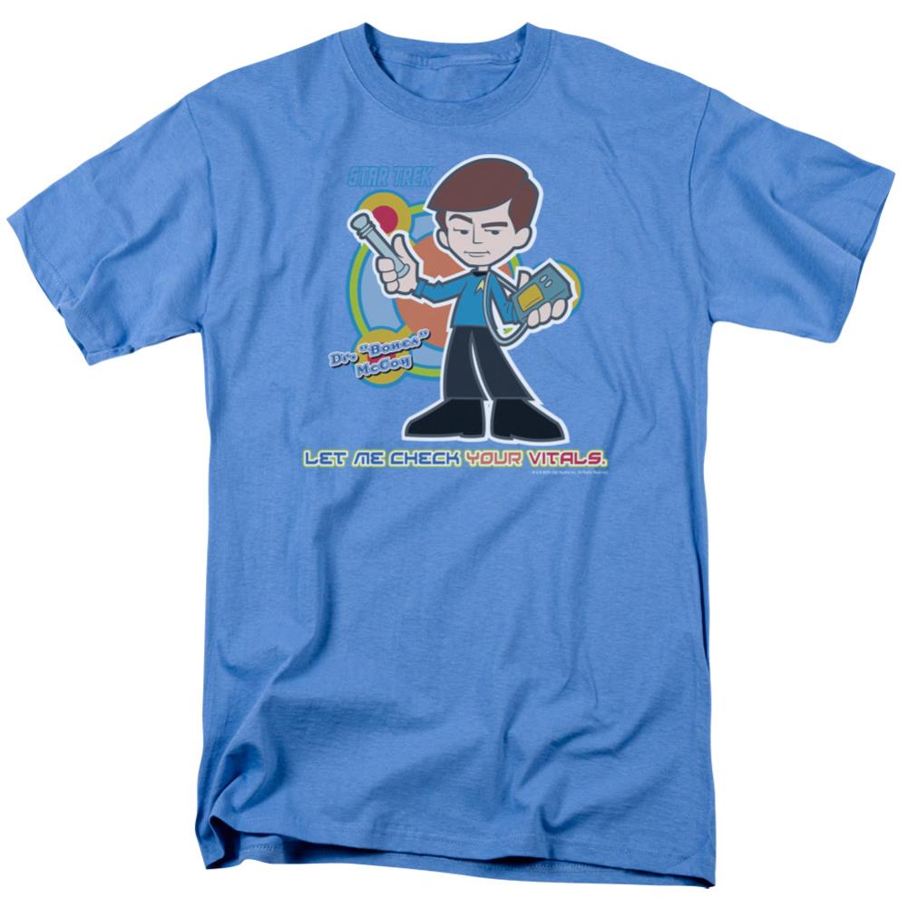 Star Trek Quogs Check Your Vitals Men's 18/1 Cotton Short-Sleeve T-Shirt