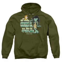 Star Trek Quogs I Need More Time Men's Pull-Over 75 25 Poly Hoodie