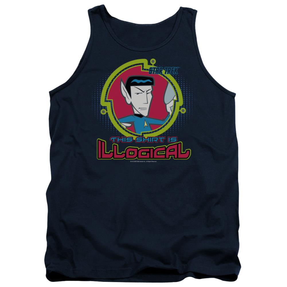 Star Trek Quogs Illogical Men's 18/1 Cotton Tank Top