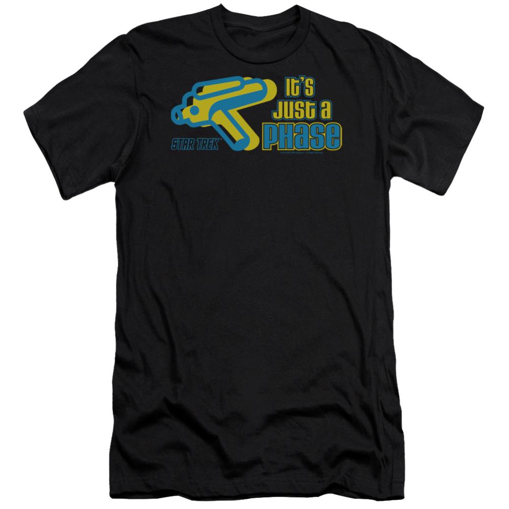 Star Trek Quogs Just A Phase Men's Ultra-Soft 30/1 Cotton Slim Short-Sleeve T-Shirt