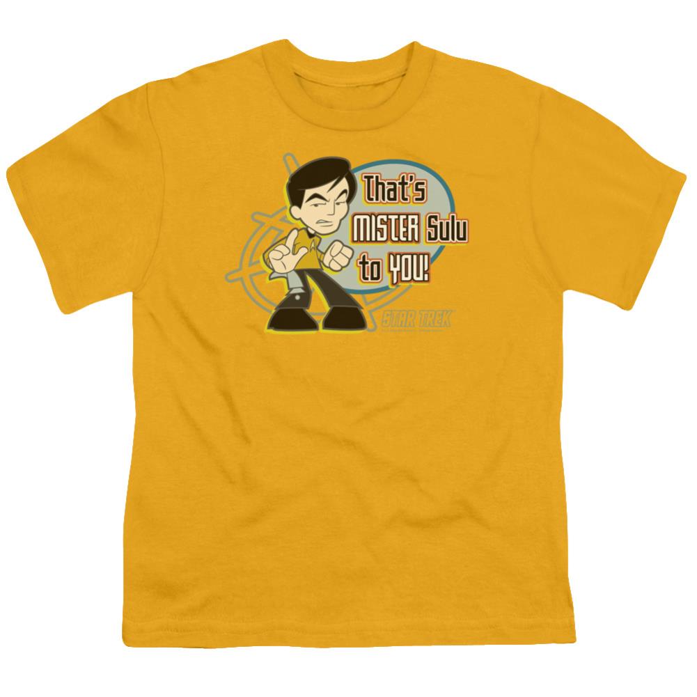 Star Trek Quogs Mr Sulu To You Youth 18/1 100% Cotton Short-Sleeve T-Shirt