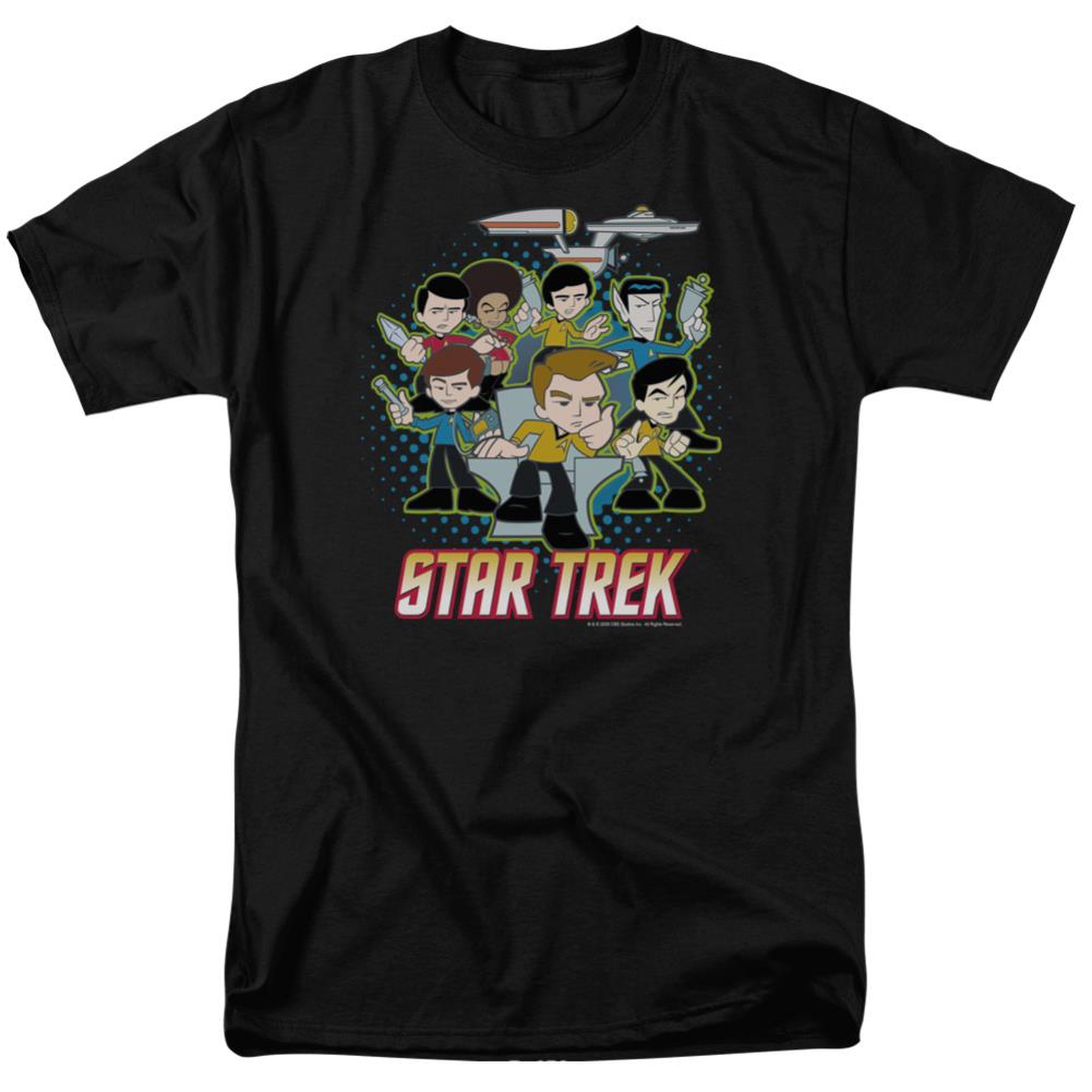 Star Trek Quogs Quogs Collage Men's 18/1 Cotton Short-Sleeve T-Shirt