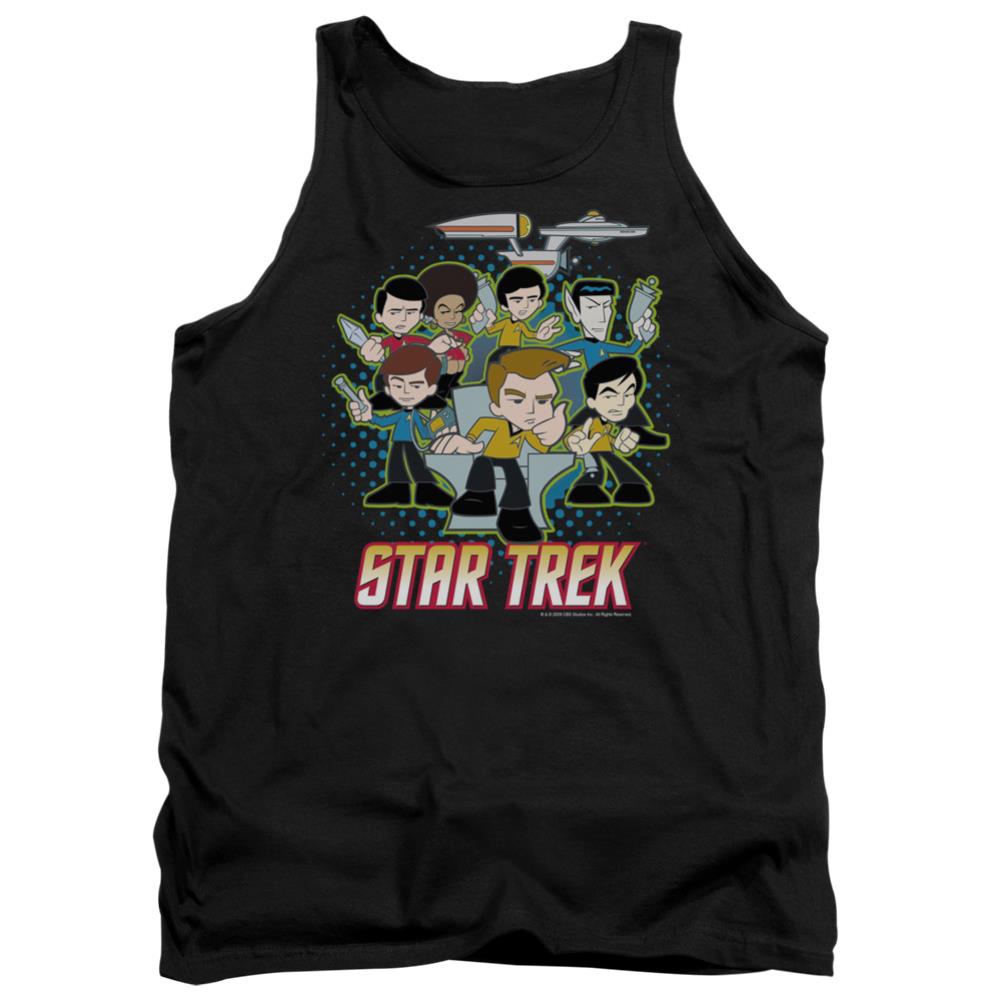 Star Trek Quogs Quogs Collage Men's 18/1 Cotton Tank Top