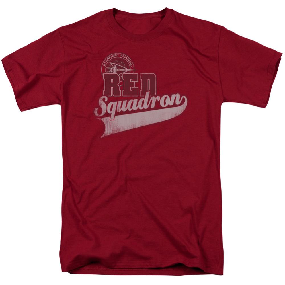 Star Trek Red Squadron Sport Men's 18/1 Cotton Short-Sleeve T-Shirt