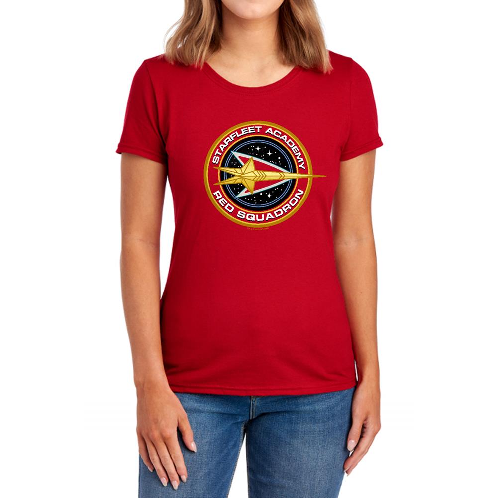 Star Trek Red Squadron Women's 18/1 Cotton Short-Sleeve T-Shirt