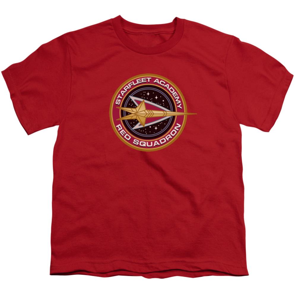 Star Trek Red Squadron Youth 18/1 100% Cotton Short-Sleeve T-Shirt