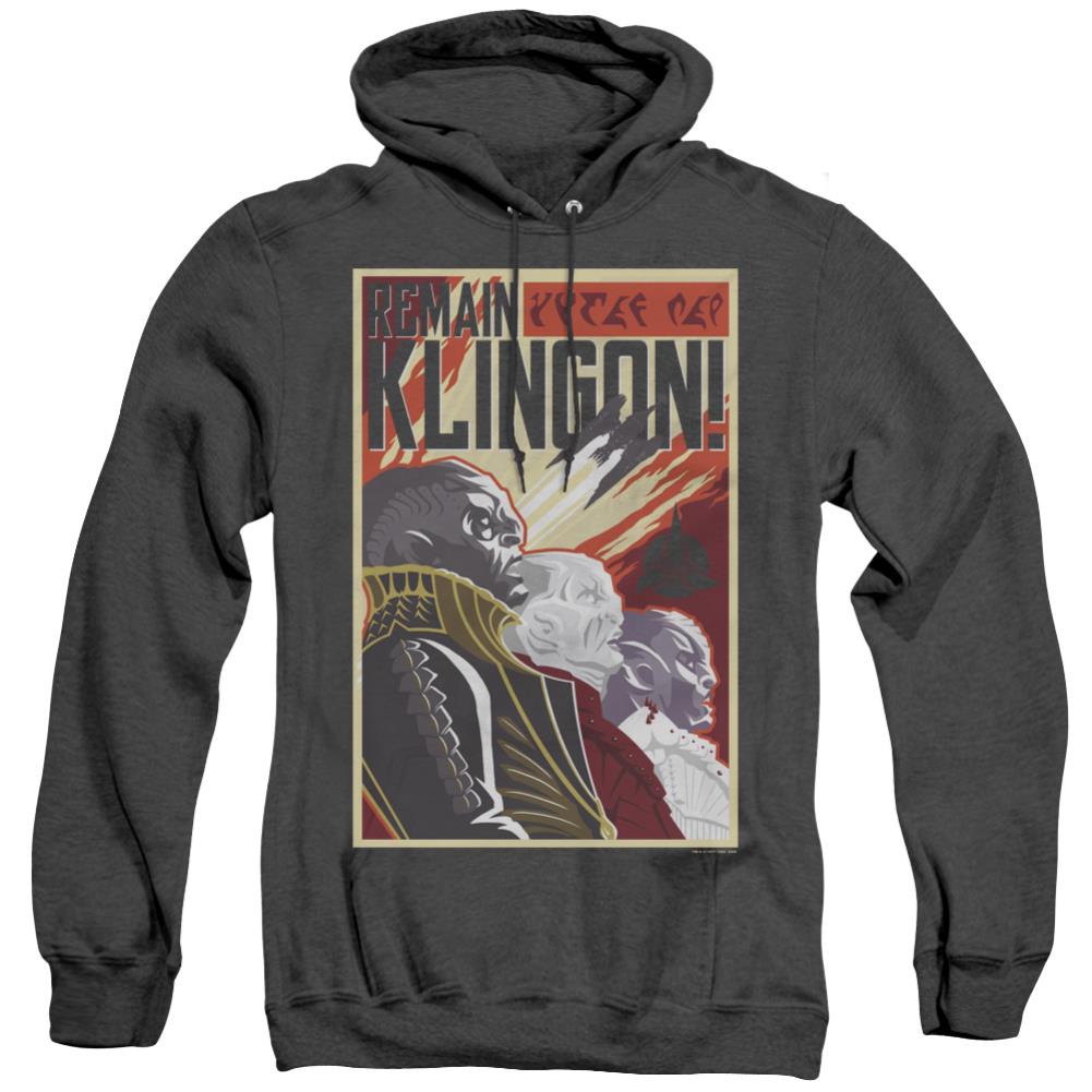 Star Trek Remain Klingson Poster Men's Pull-Over Hoodie