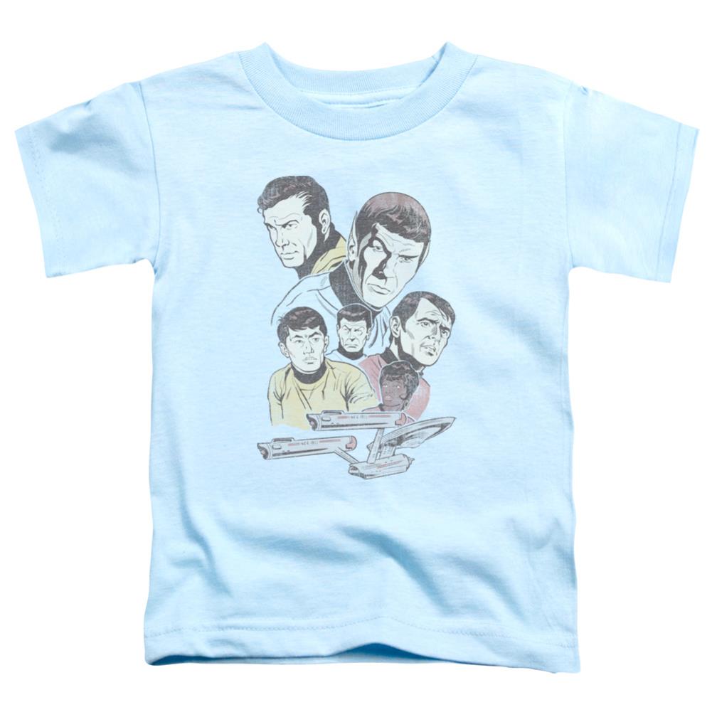 Star Trek Retro Crew Toddler 18/1 Cotton Short-Sleeve T-Shirt