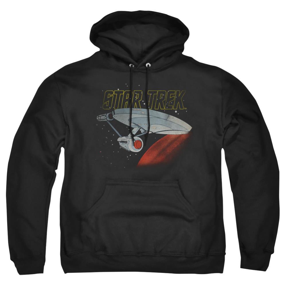 Star Trek Retro Enterprise Men's Pull-Over 75 25 Poly Hoodie