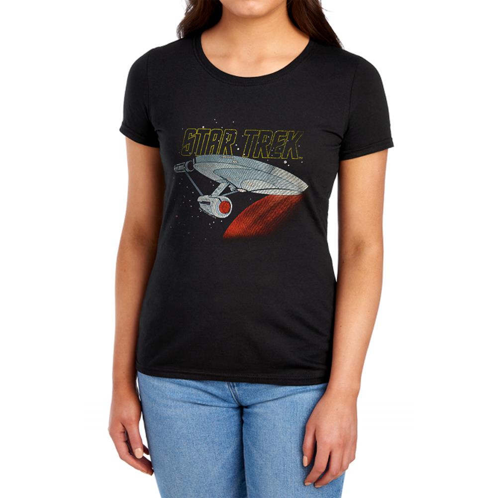 Star Trek Retro Enterprise Women's 18/1 Cotton Short-Sleeve T-Shirt