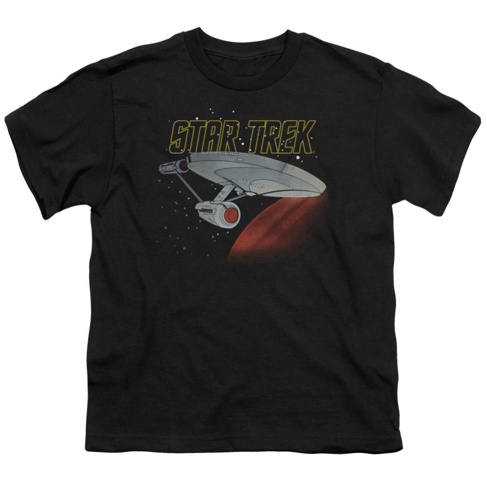 Star Trek Retro Enterprise Youth 18/1 100% Cotton Short-Sleeve T-Shirt