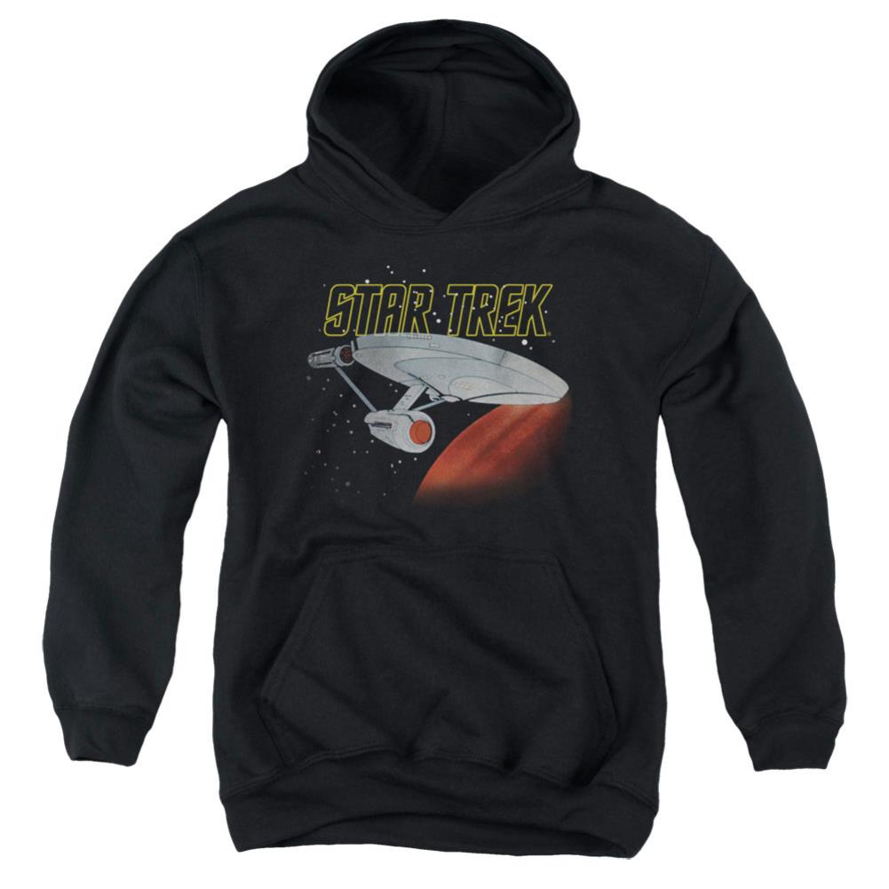 Star Trek Retro Enterprise Youth Cotton Poly Pull-Over Hoodie