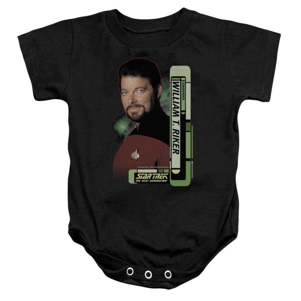 Star Trek Riker Infant's Cotton SS Snapsuit