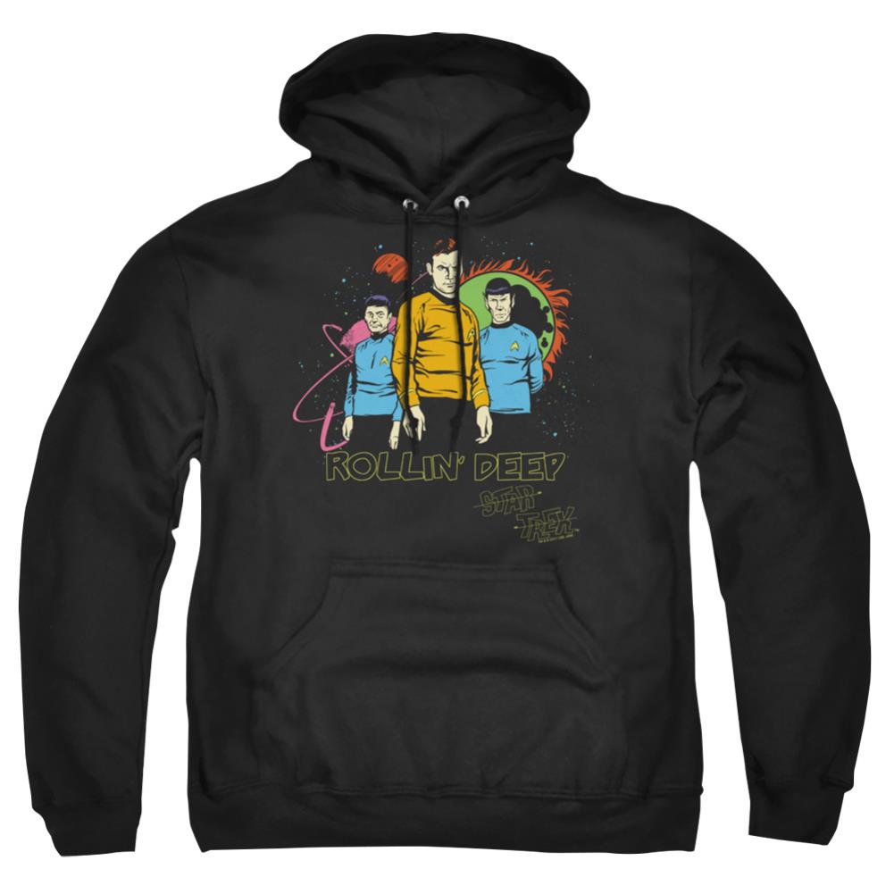 Star Trek Rollin Deep Men's Pull-Over 75 25 Poly Hoodie