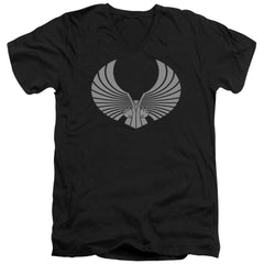 Star Trek Romulan Logo Men's 30/1 Cotton Slim V-Neck T-Shirt