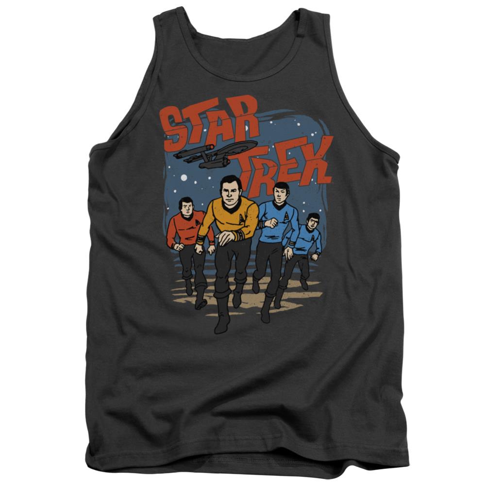 Star Trek Run Forward Men's 18/1 Cotton Tank Top