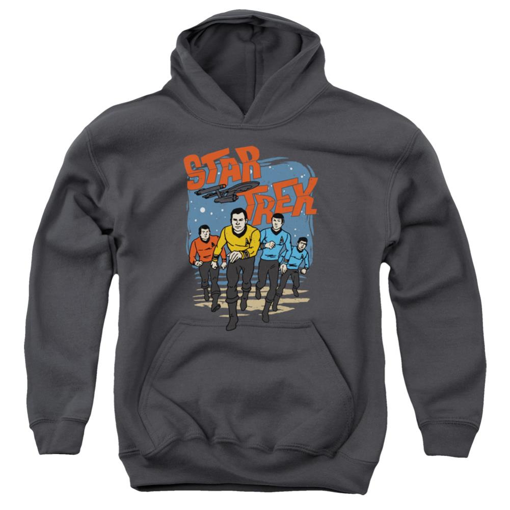 Star Trek Run Forward Youth Cotton Poly Pull-Over Hoodie