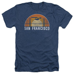 Star Trek San Francisco Trek Men's 30/1 Heather 60 40 Poly Short-Sleeve T-Shirt