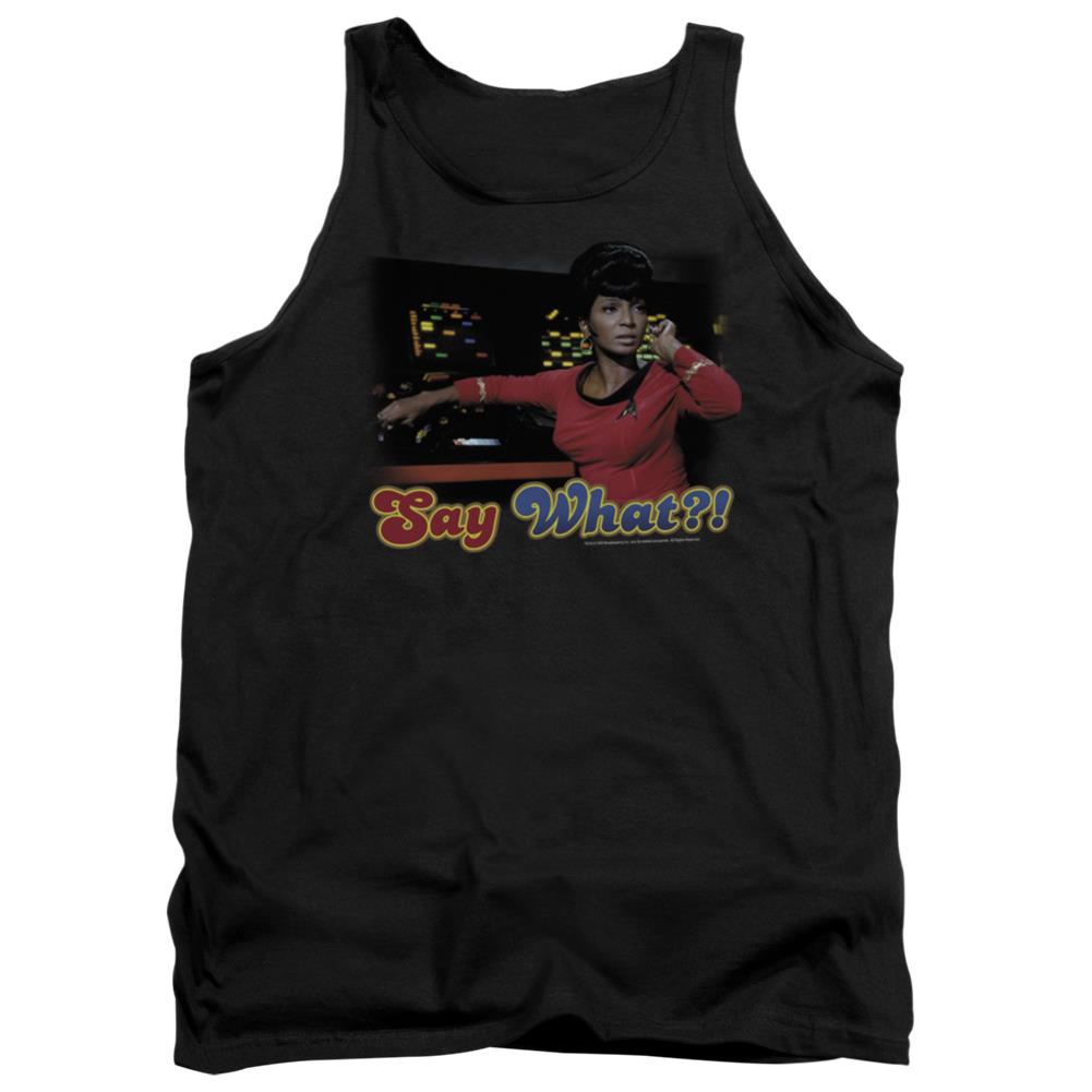 Star Trek Say What Men's 18/1 Cotton Tank Top