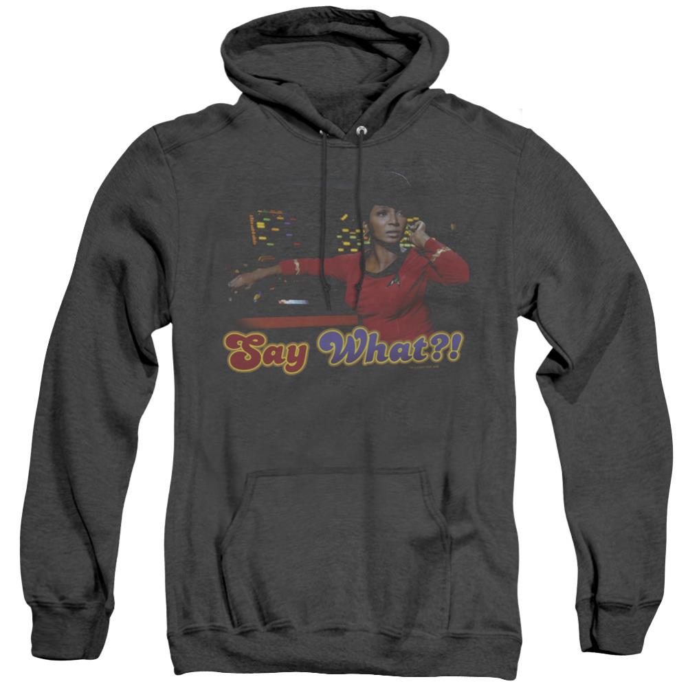 Star Trek Say What Men's Pull-Over Hoodie