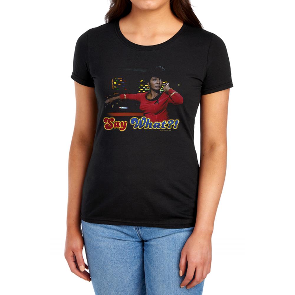 Star Trek Say What Women's 18/1 Cotton Short-Sleeve T-Shirt
