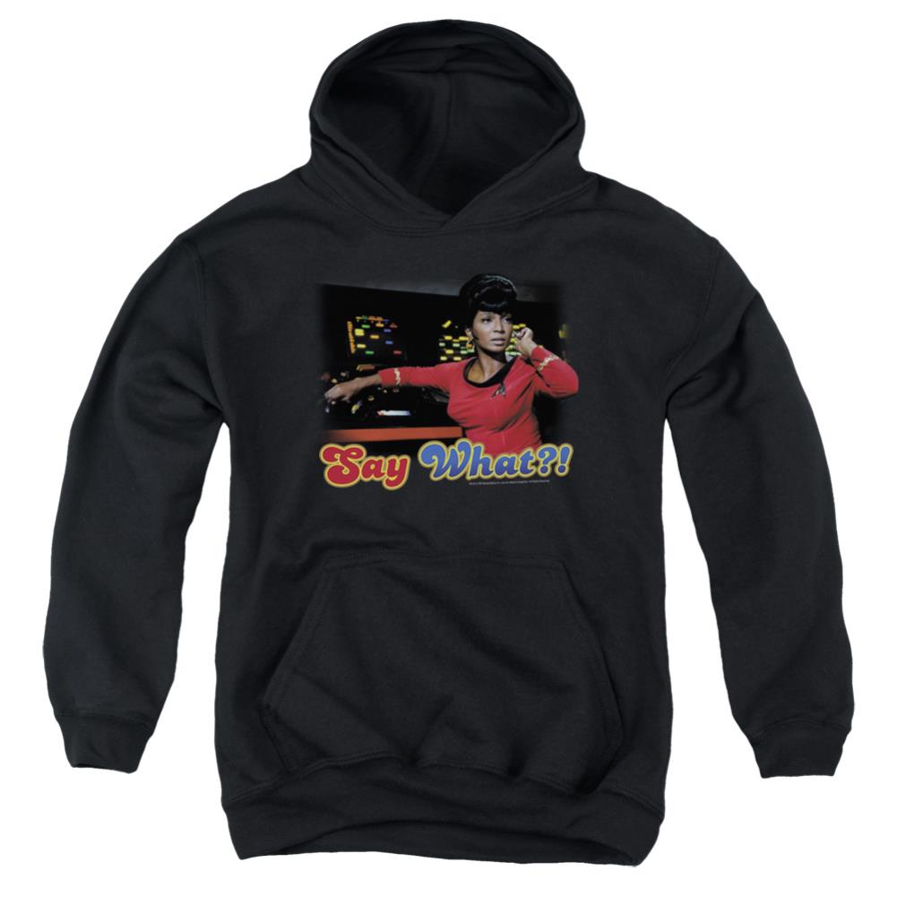 Star Trek Say What Youth Cotton Poly Pull-Over Hoodie