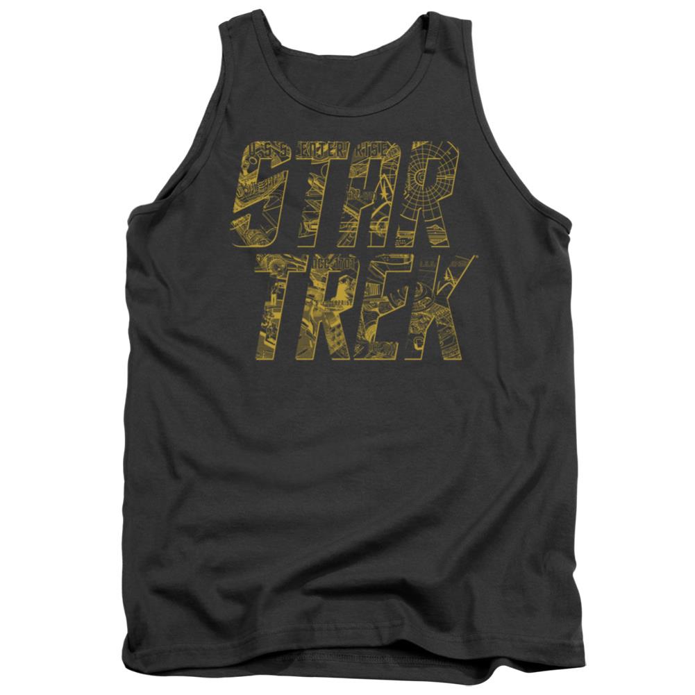 Star Trek Schematic Logo Men's 18/1 Cotton Tank Top