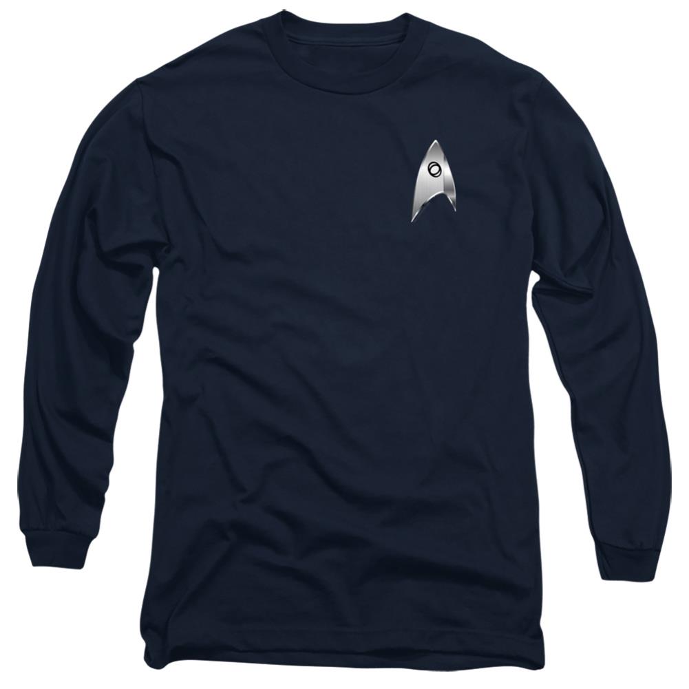 Star Trek Sciences Badge Men's 18/1 Cotton Long-Sleeve T-Shirt