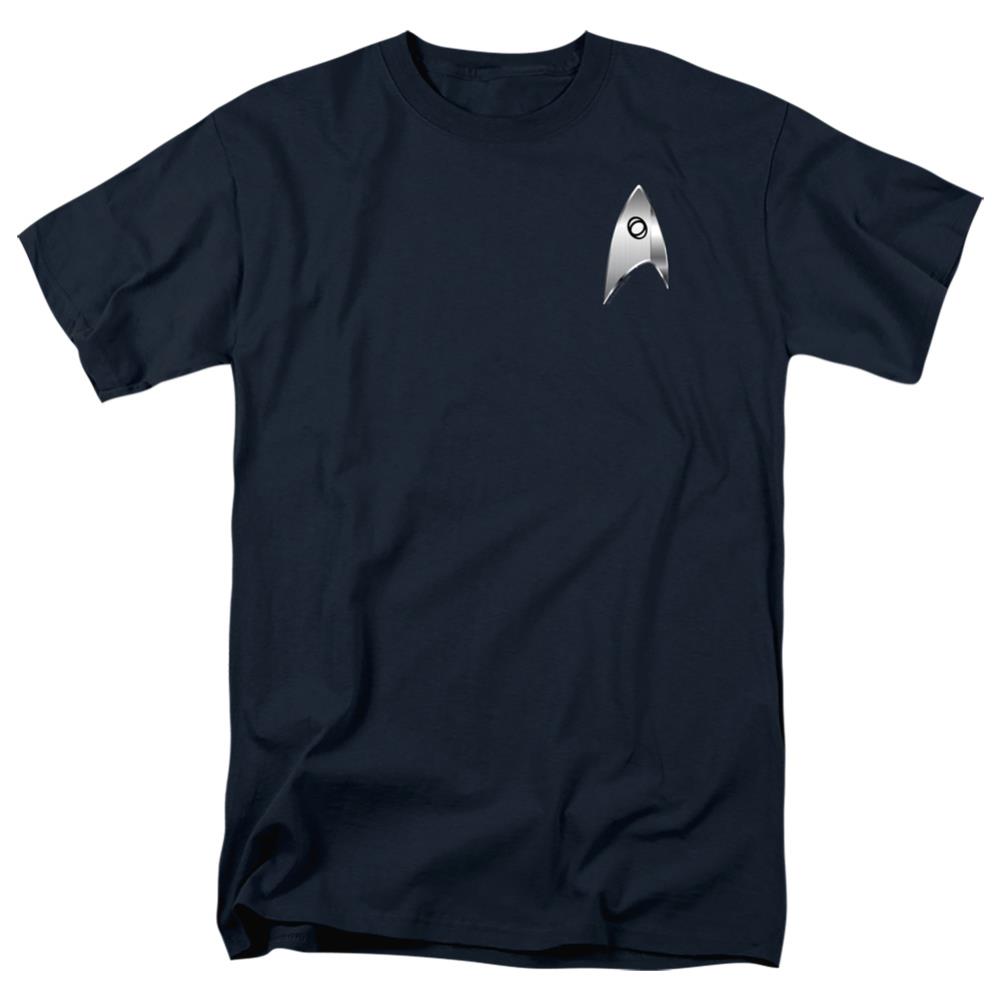 Star Trek Sciences Badge Men's 18/1 Cotton Short-Sleeve T-Shirt