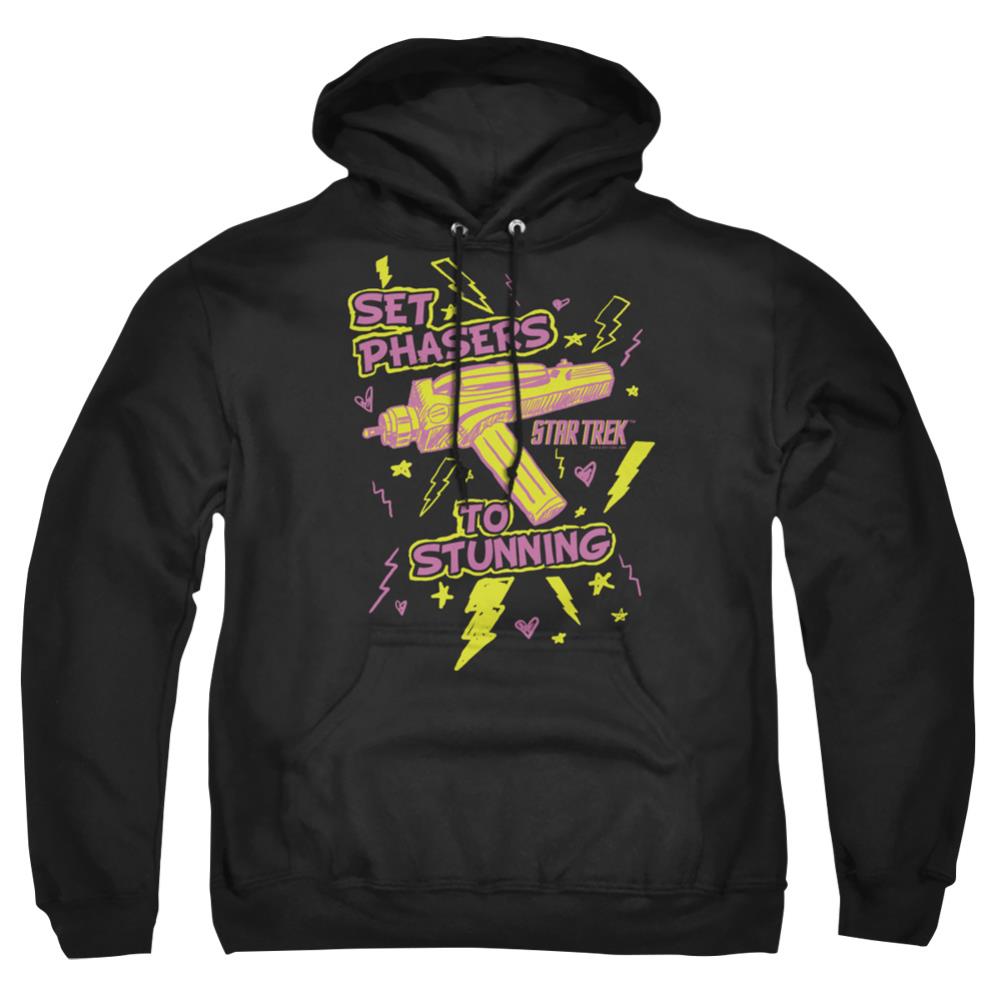 Star Trek Set Phasers Men's Pull-Over 75 25 Poly Hoodie