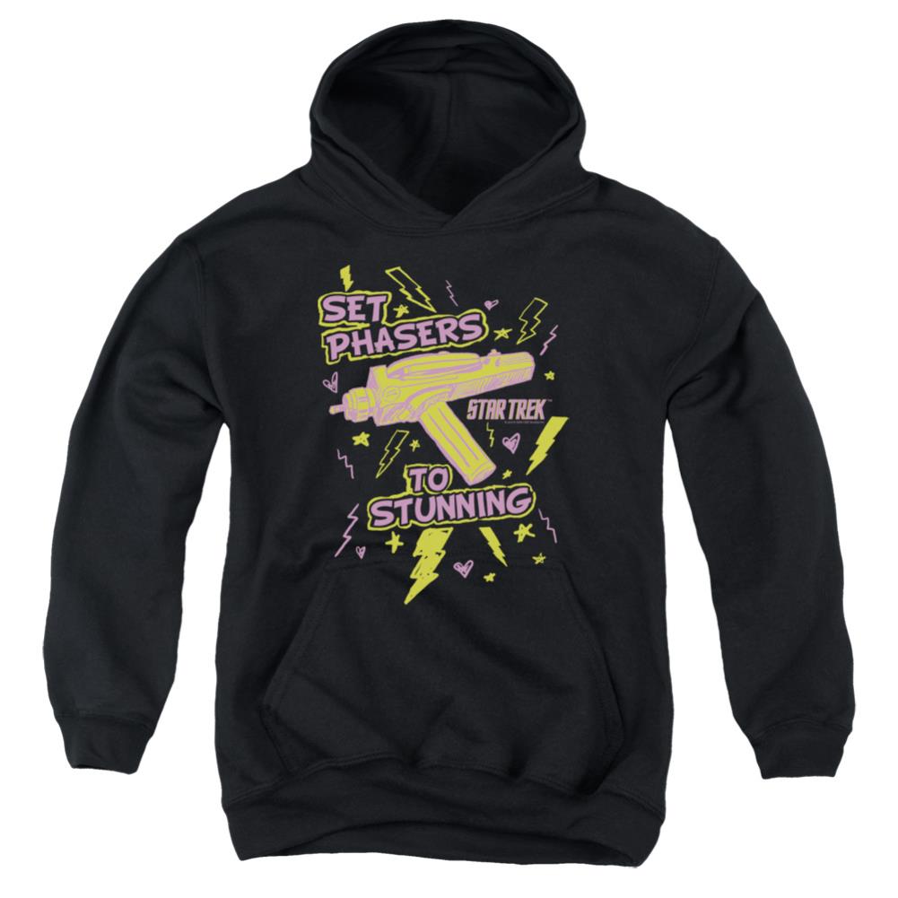 Star Trek Set Phasers Youth Cotton Poly Pull-Over Hoodie