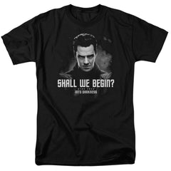 Star Trek Shall We Begin Men's 18/1 Cotton Short-Sleeve T-Shirt