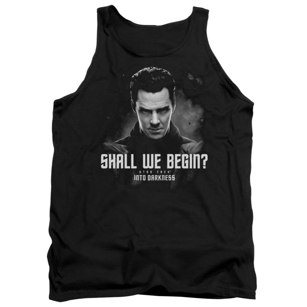 Star Trek Shall We Begin Men's 18/1 Cotton Tank Top