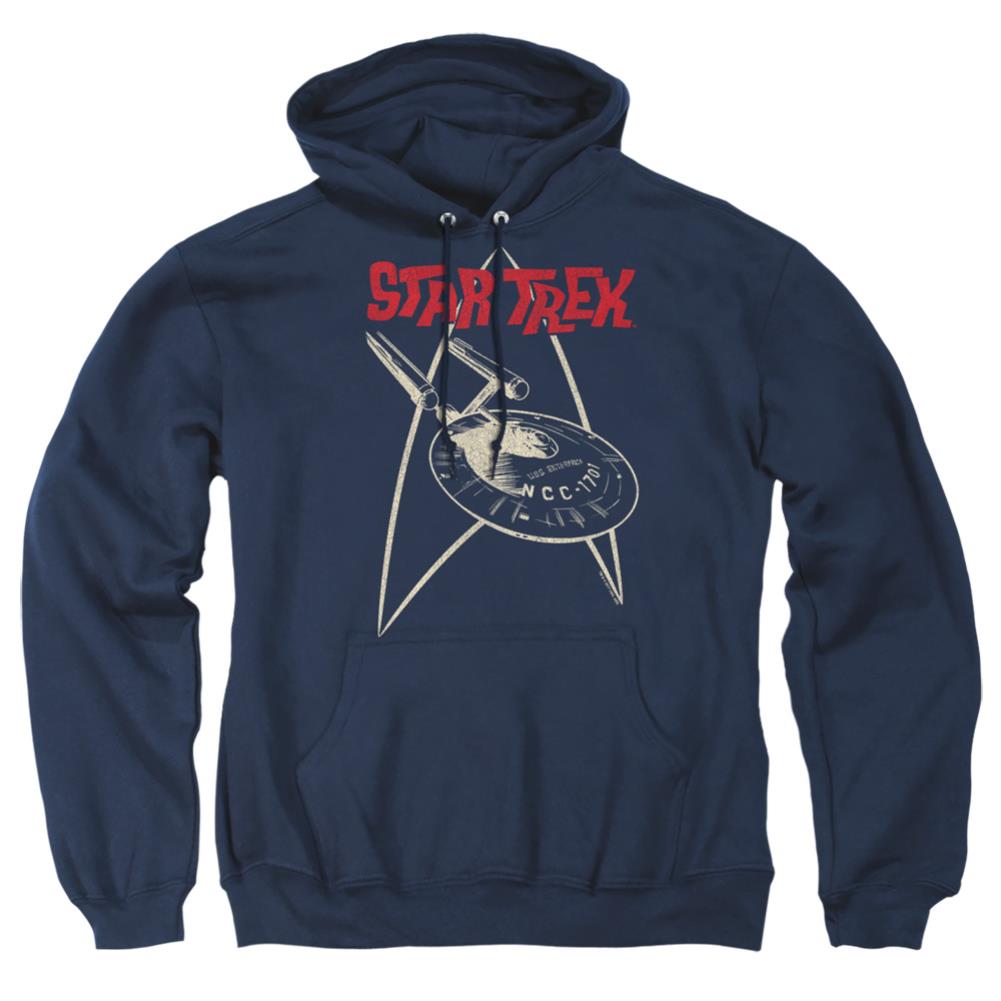 Star Trek Ship Symbol Men's Pull-Over 75 25 Poly Hoodie